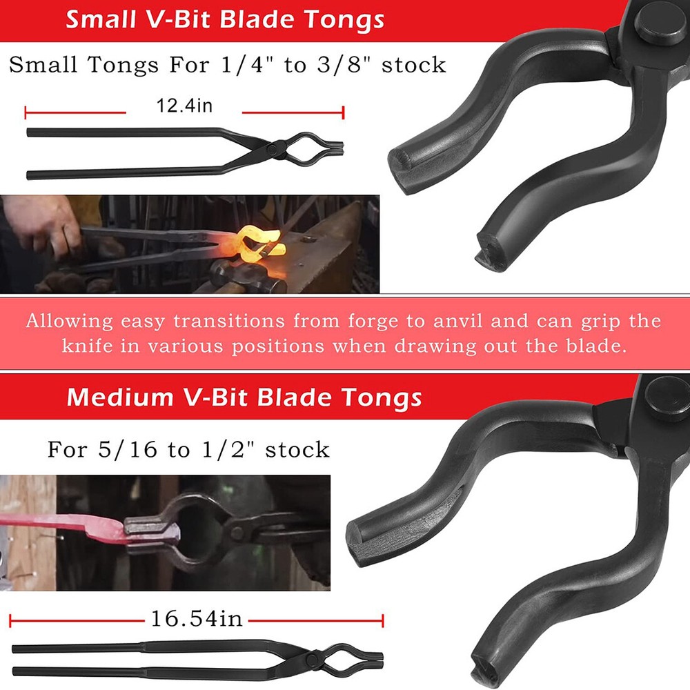 Blacksmith Tongs Expert Replacement Tongs Blacksmith Starter Tools Hook Jig Tool