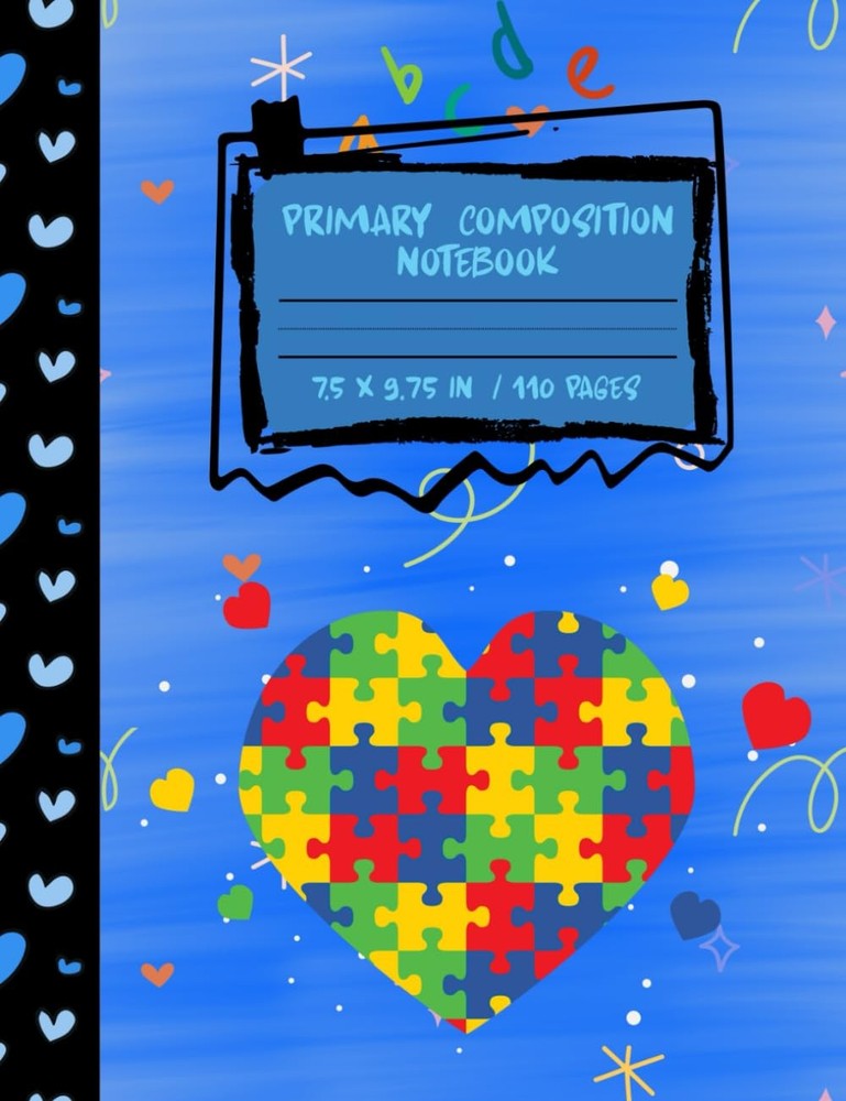 Primary Composition Notebook: Creative Draw and Write for Grades K-2 with Dotted