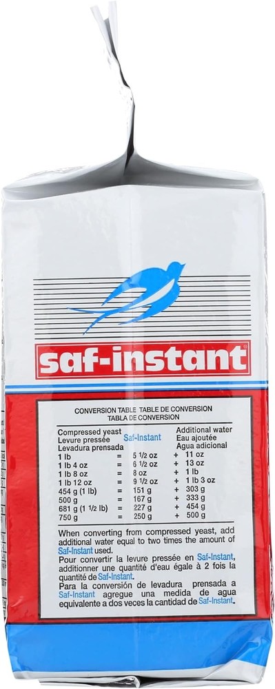 Instant Baking Yeast 1Lb Dry Active Pack