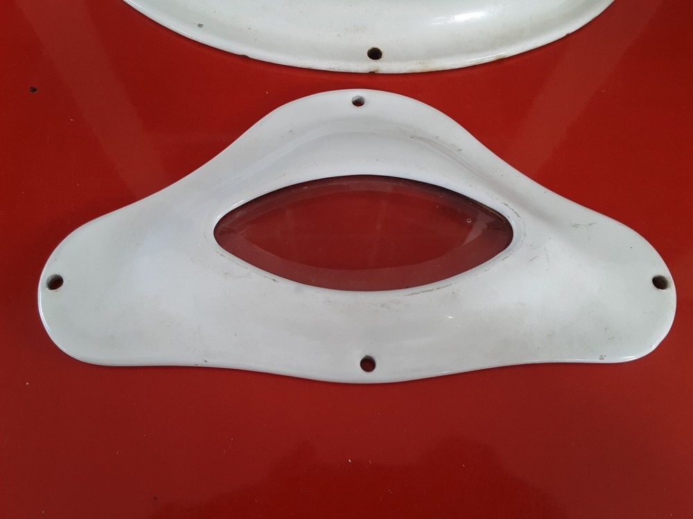 Vintage Porcelain Store Scale Window
