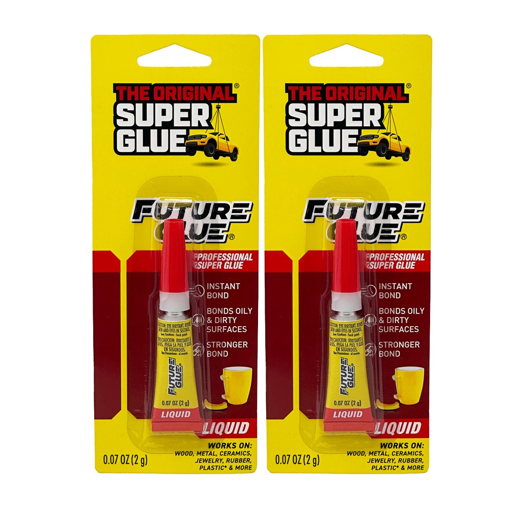 Super Glue: Original Future Glue, 0.07 OZ, 2 Packs