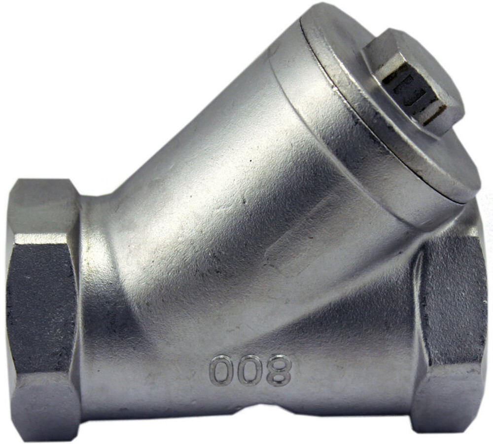 Duda Energy  Inline Y Filter Fitting Stainless Steel Strainer
