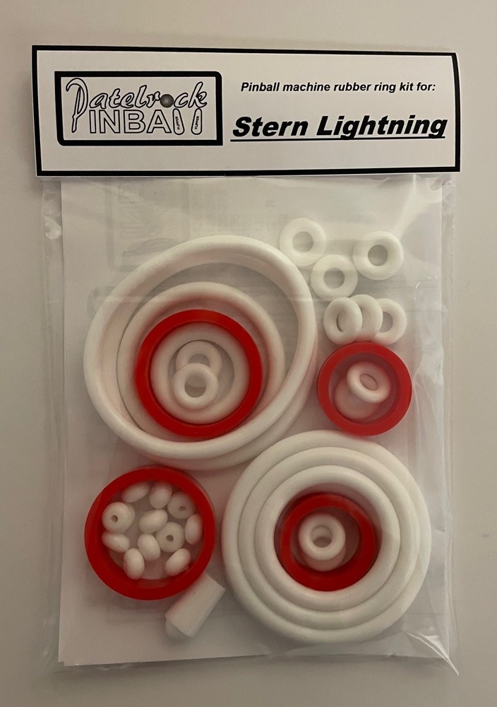 1981 Stern Lightning Pinball Machine Rubber Ring Kit