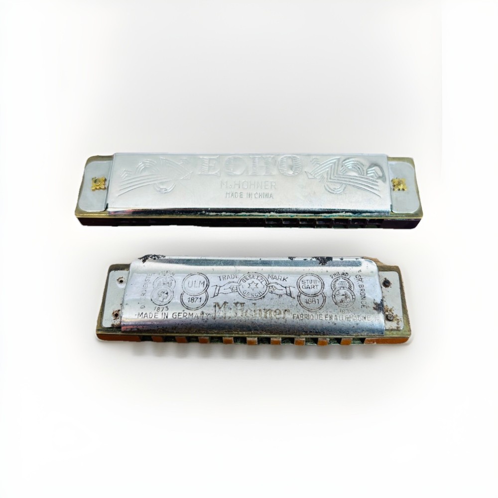 M.Hohner Echo Harmonica Bundle - 2 Harmonicas - See Description