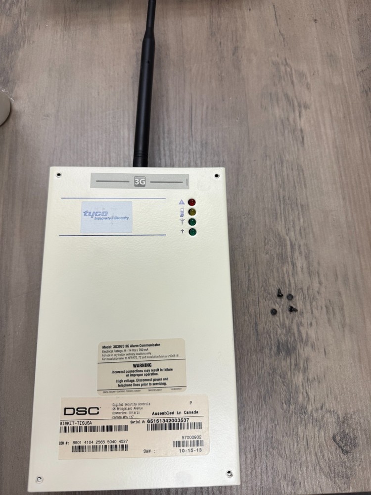 ADT DSC GS3060 GSM WIRELESS Alarm Communicator Untested