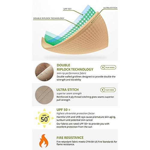 Replacement Canopy Top Cover for The A106003600, A106003604 Longford Beige