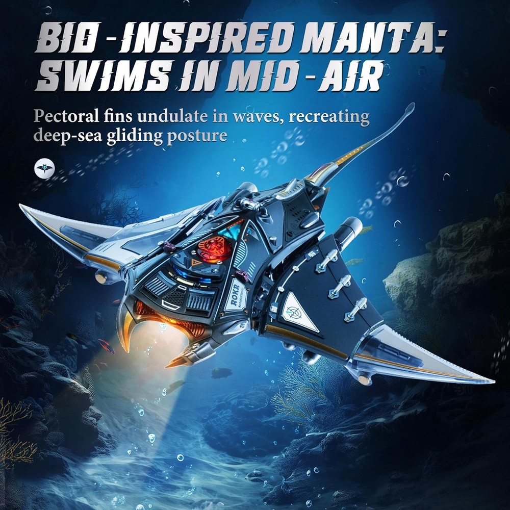 Manta Ray Mechanical 3D Puzzle Set