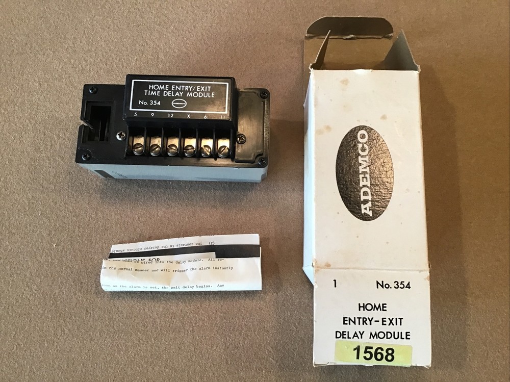 Ademco home security exit - entry delay module