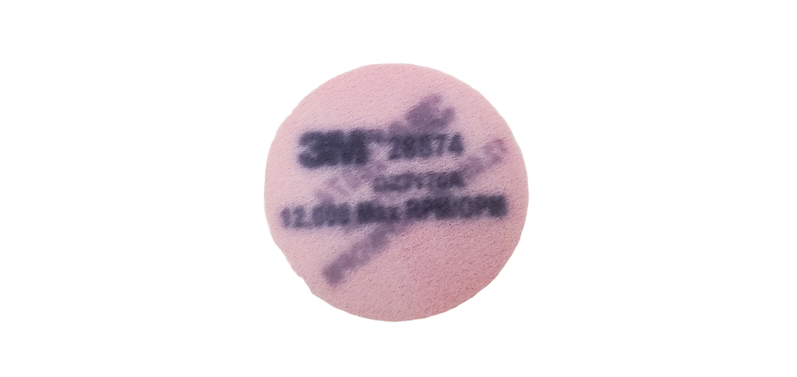 50pk/Case 3M Buffing Pad Finesse-It 28874 Red Foam Waffle Face 3-1/4 Inch New