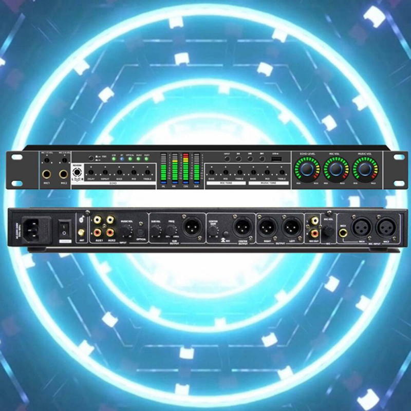 Professional Karaoke Processor Audio Processor Pre-Effects KTV Digital Audio