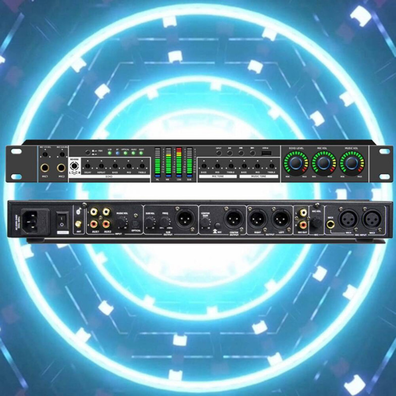 Professional Karaoke Processor Audio Processor Pre-Effects KTV Digital Audios