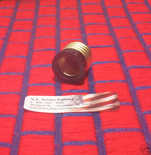 LIGHT BULB ADAPTER socket reducer regular E27 medium E26 to E17 intermediate C9