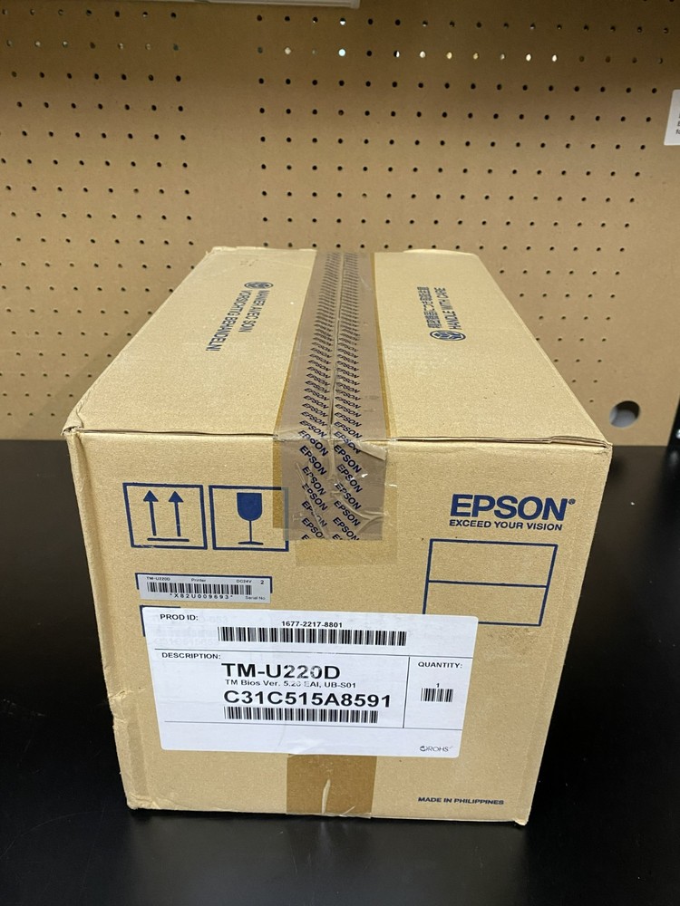 NOB Epson TM-U220D Model M188D Thermal Receipt Printer
