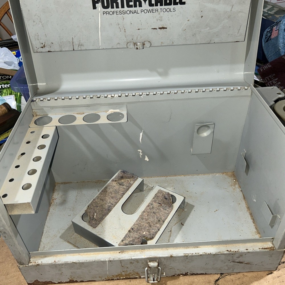 Porter cable router metal case