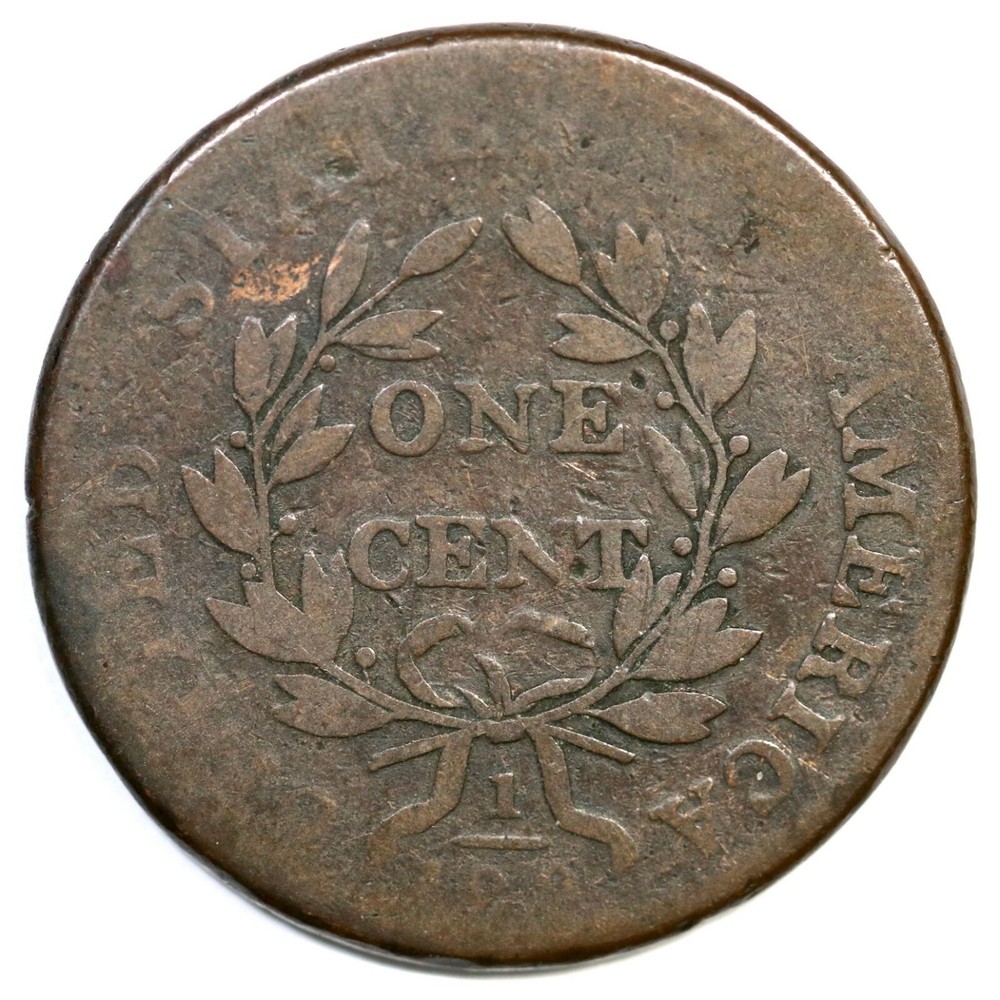 1802 S-227 R-2 Draped Bust Large Cent Coin 1c