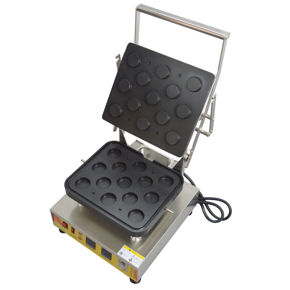 Commercial Donut Waffle Crispy Pie Nonstick Machine Replaceable Template 110V