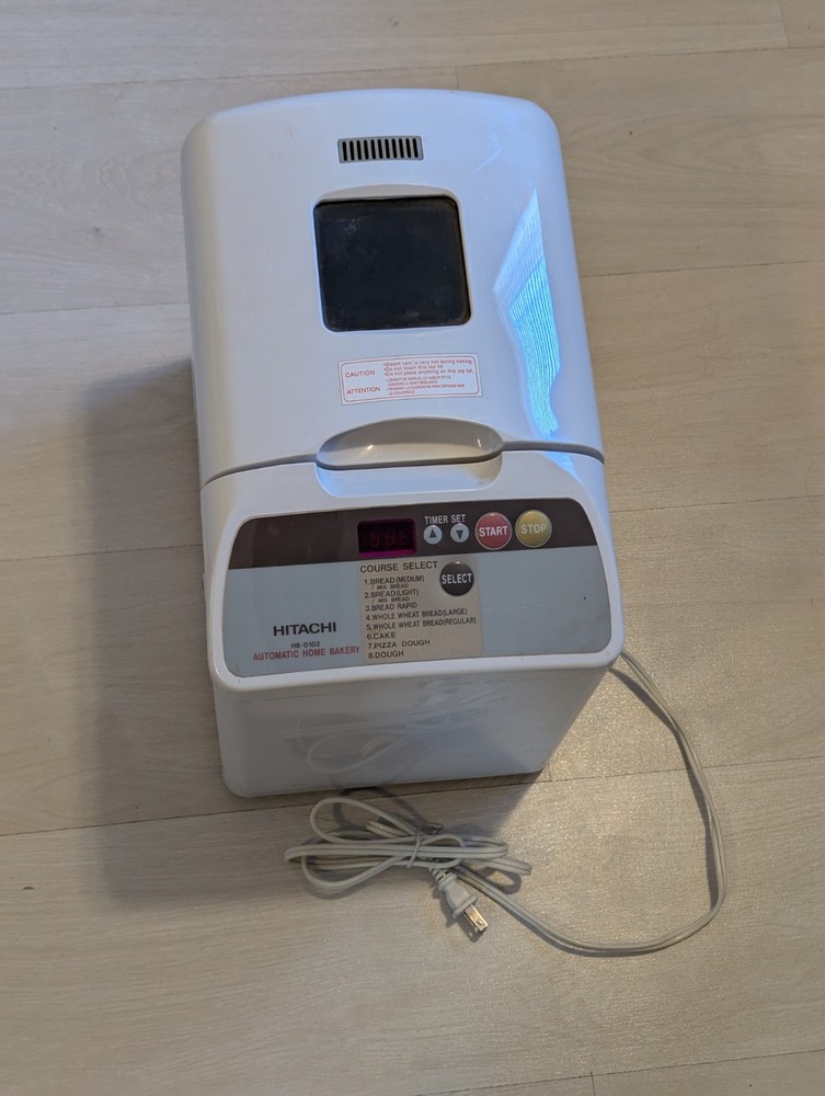 Hitachi Automatic Home Bakery Bread Maker Machine HB-D102 Tested Refurbished