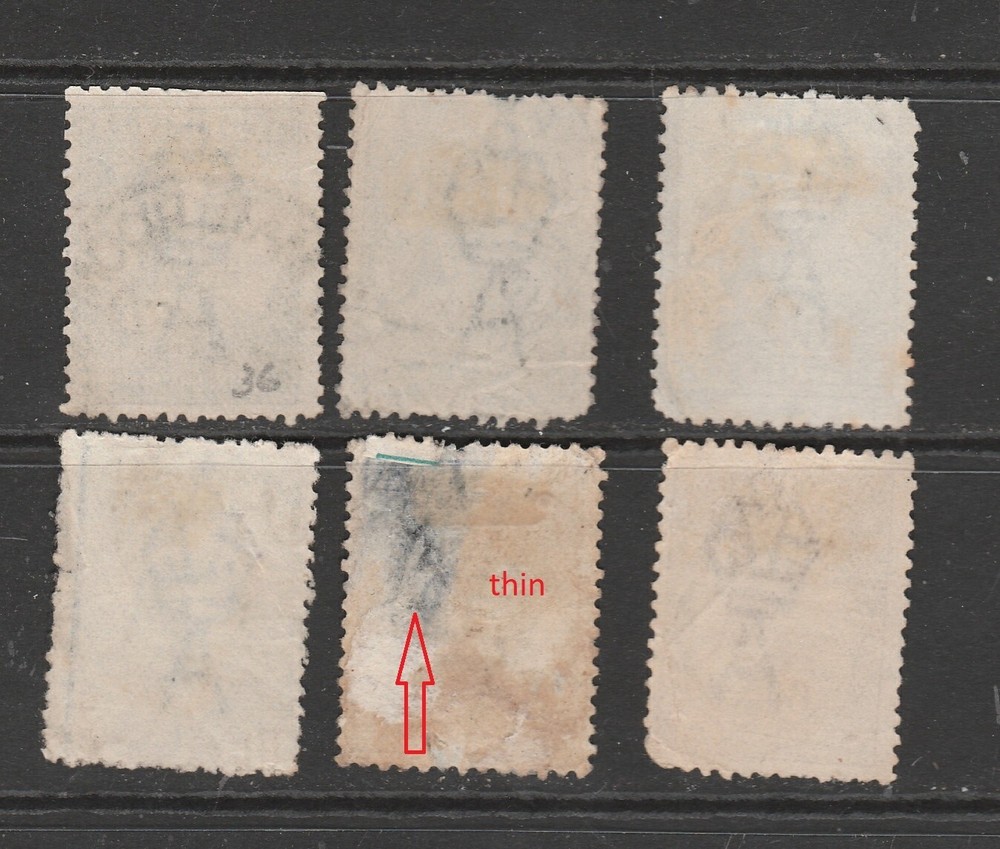Australia Scott# 46, 48 x 4, 49 Used