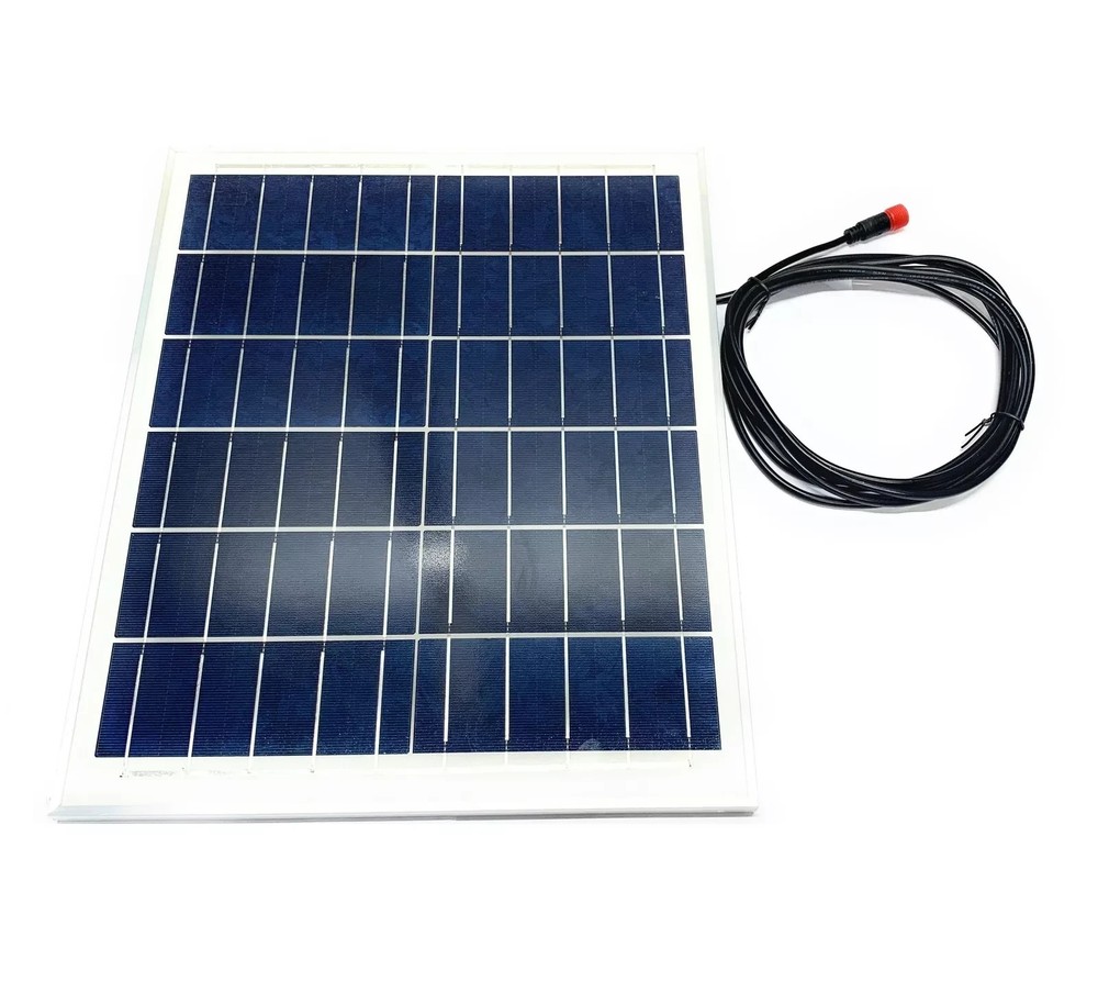 800W LED Compact Outdoor Headlight with Solar Panel and Remote Control