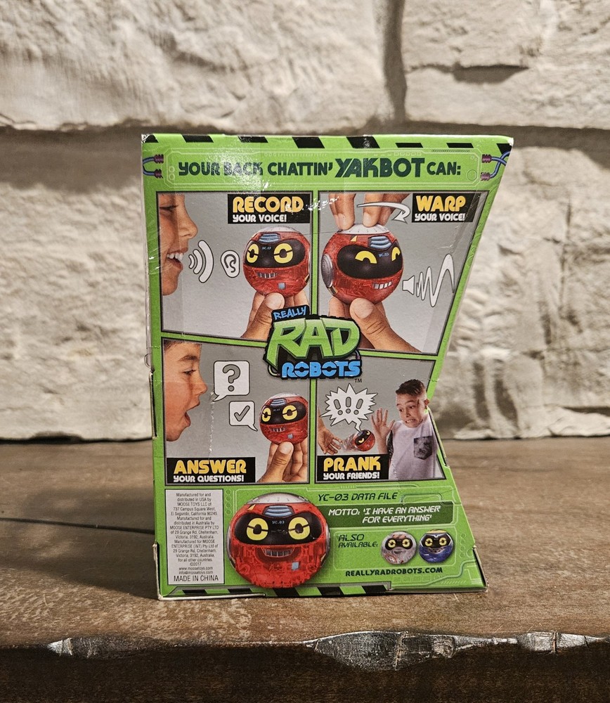 *RARE/SEALED* Cybertint Yakbot REALLY RAD ROBOTS! (Needs Battery)