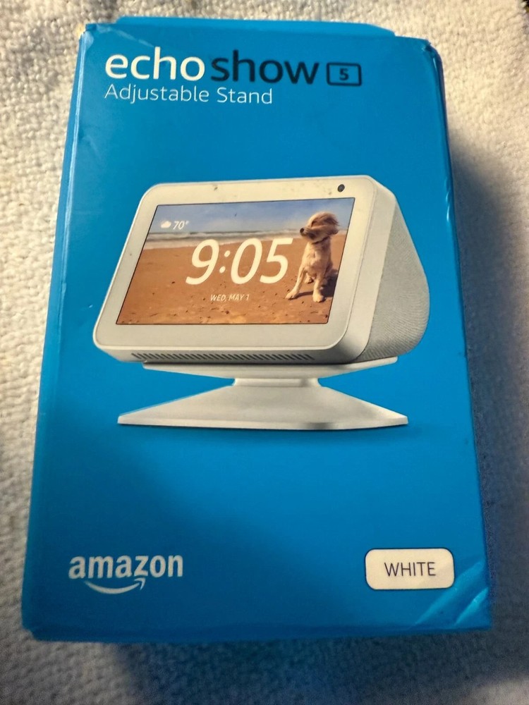 Amazon Echo Show 5 Adjustable Stand - White 810014304717 ( Stand only)