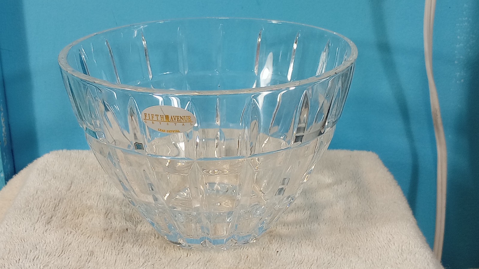 Fifth Avenue Crystal Emerald Bowl 7"