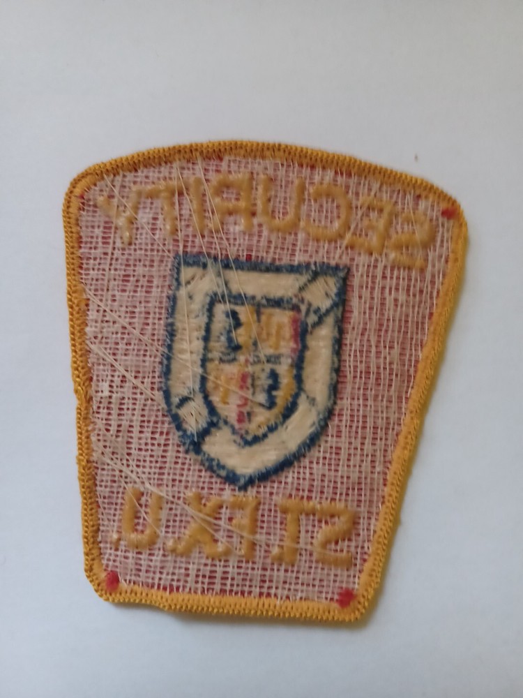 Police Security University Shoulder Patch