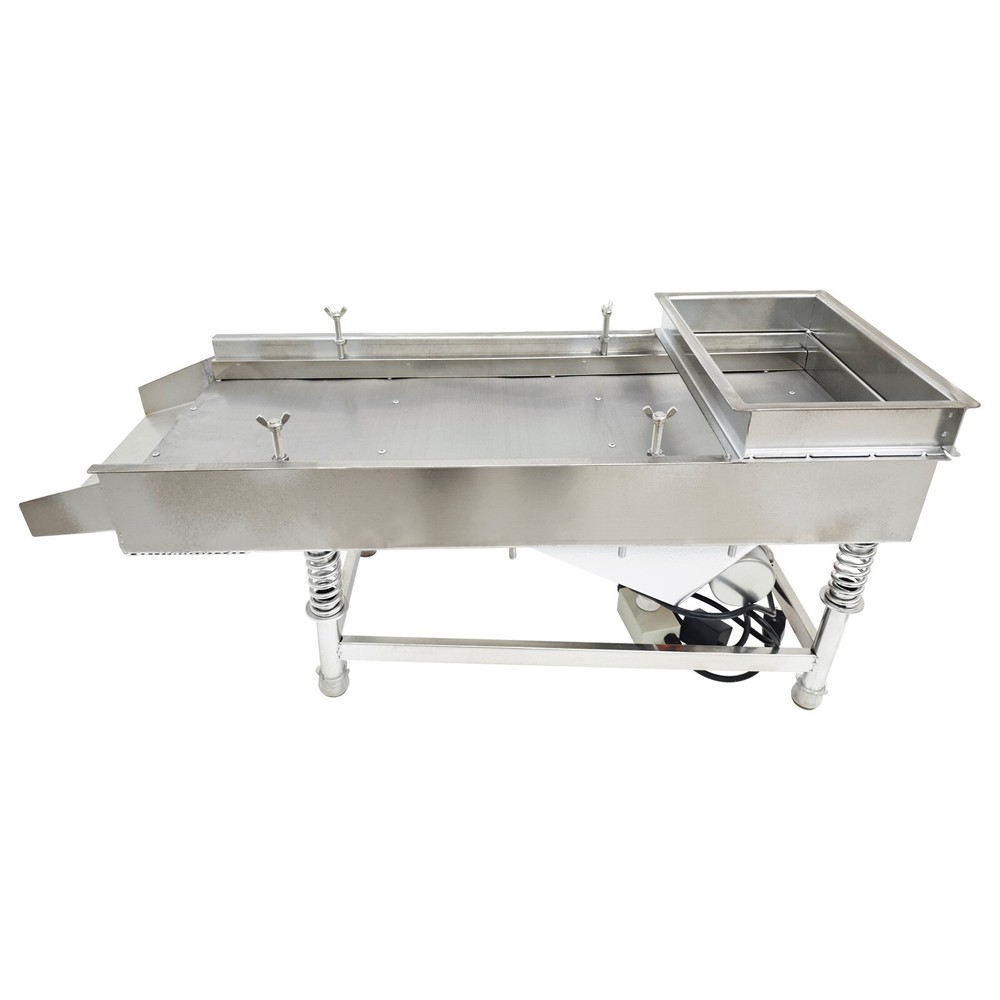 Stainless Straight Linear Screen Linear Vibrating Screen JG30-75 0.5mm Screen