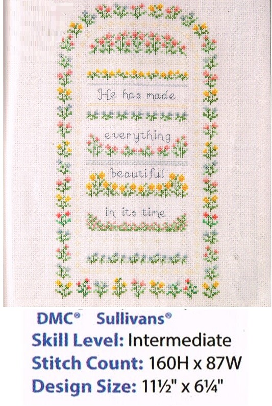EVERYTHING BEAUTIFUL   CROSS STITCH  PATTERN ONLY  -  YD   WEU
