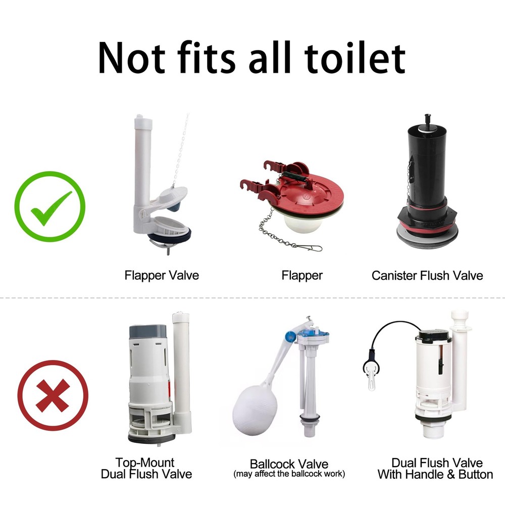 Automatic Touchless Toilet Flush Kit with Adjustable Sensor - Easy Installation