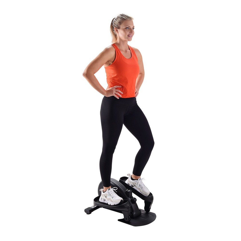 Stamina E1000 Compact Lower Body Cardio Workout Strider Machine, Black(Open Box)