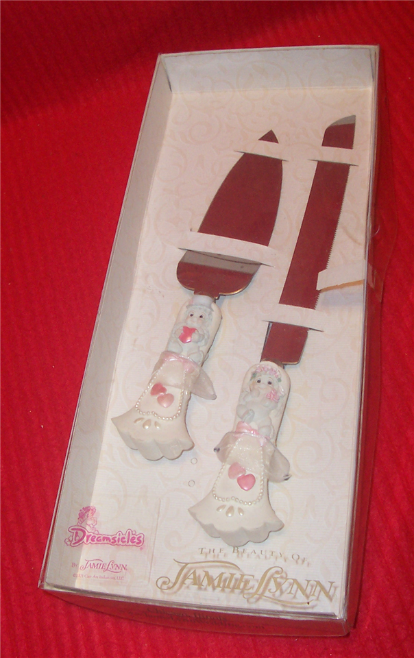 Dreamsicles Wedding Knife & Server