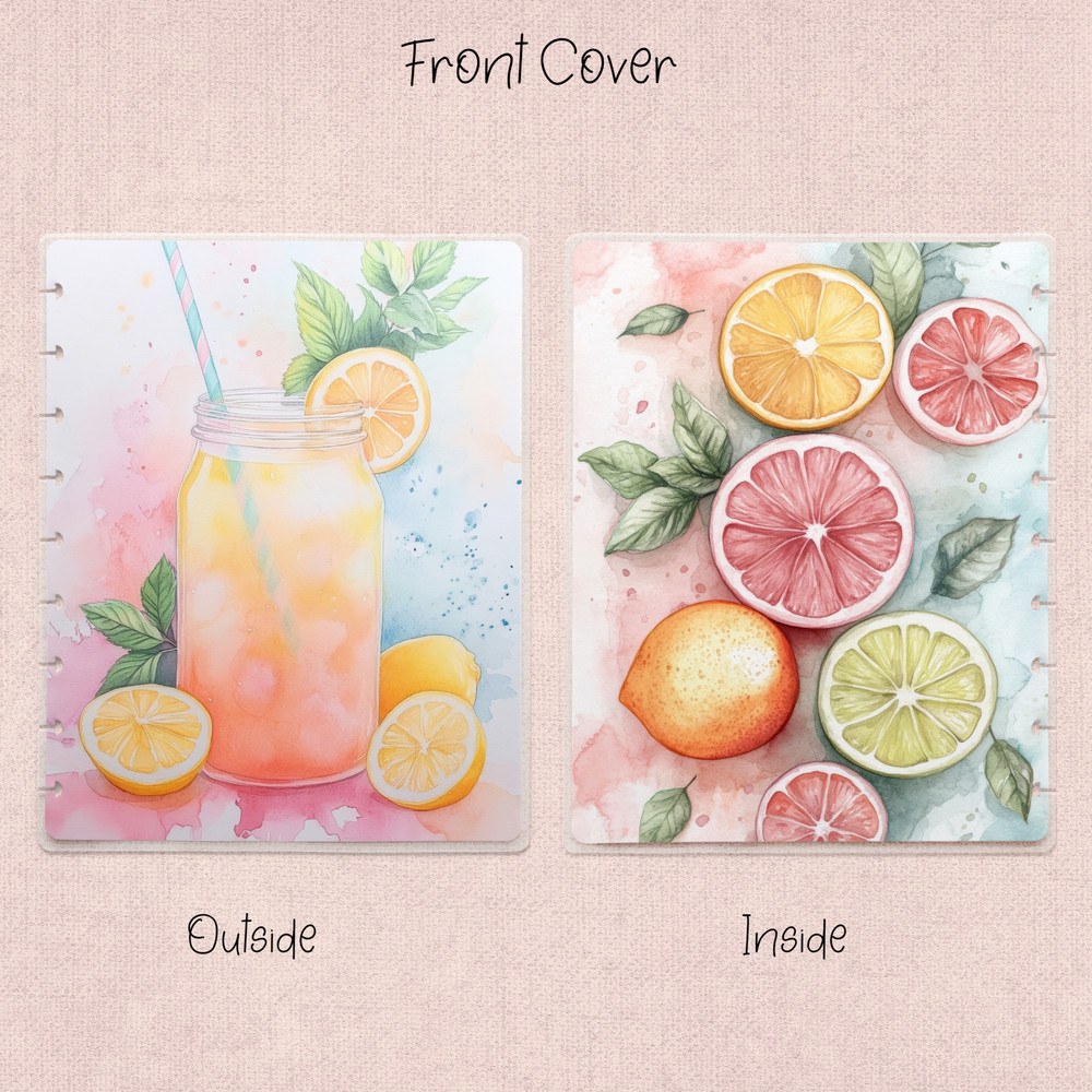 Rainbow Drink Classic Happy Planner Cover