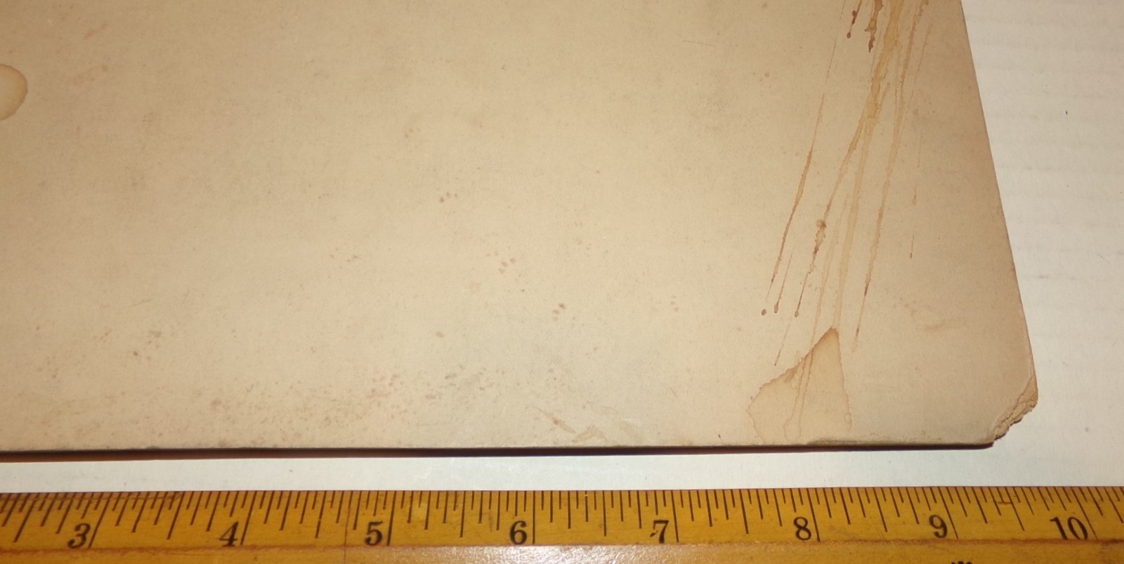 Militaria Battleship Spanish-Amer War 1898 Cabinet Card Photo Velox Chemical Co