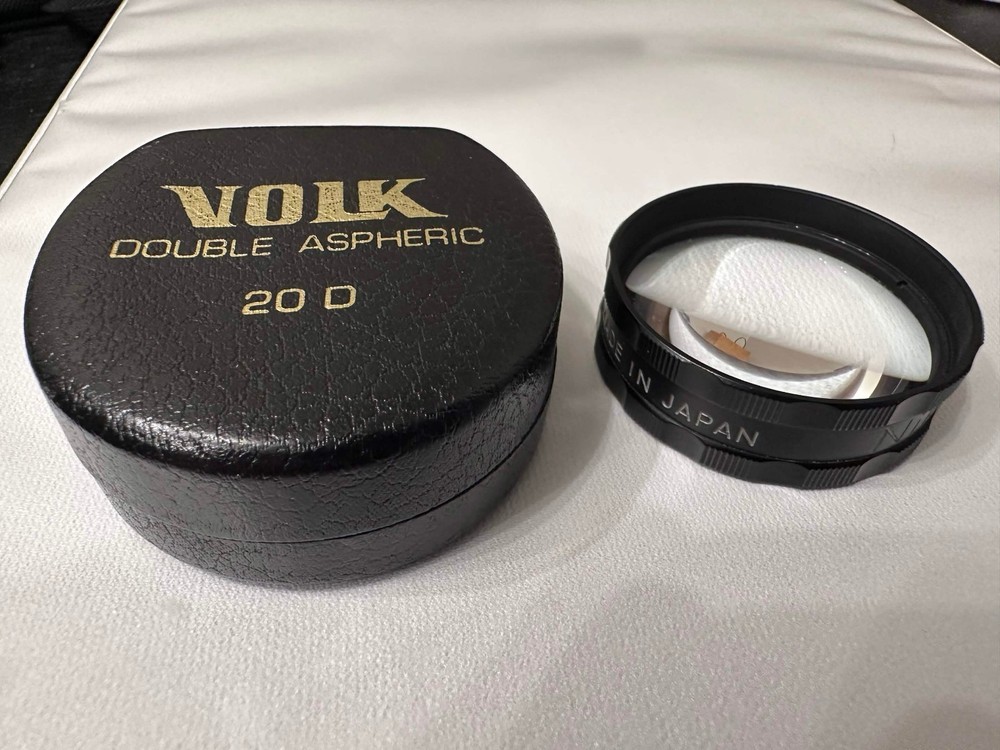 Nikon 20D (dptr) Lens, Ophthalmology/Optometry, MINT CONDITION, with Volk Case