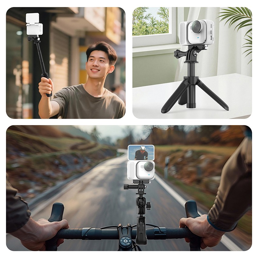 Action Camera Mount Bracket Magnetic Quick-Release Base for Insta360 GO Ultra