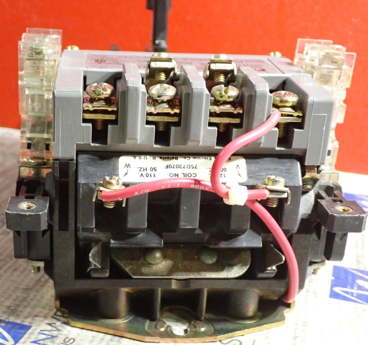 Furnas 14DP32A*81 Size 1 Starter 27 Amp 600VAC w/ 75D73070F 120 Coil TESTED S935