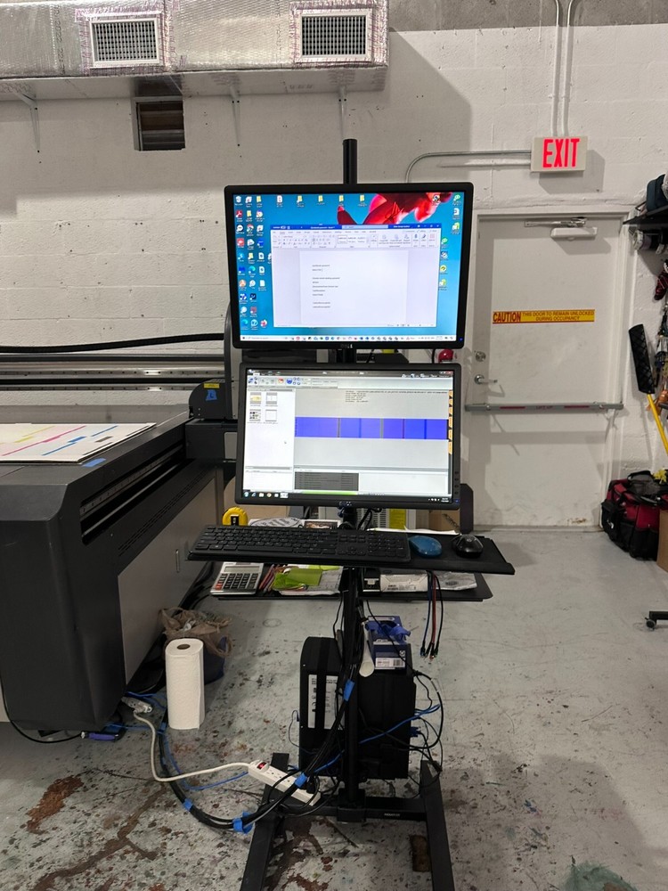 Professional Flatbed UV Printer TECKSTORM 2513L UV Flatbed Digital Printer - 7 H