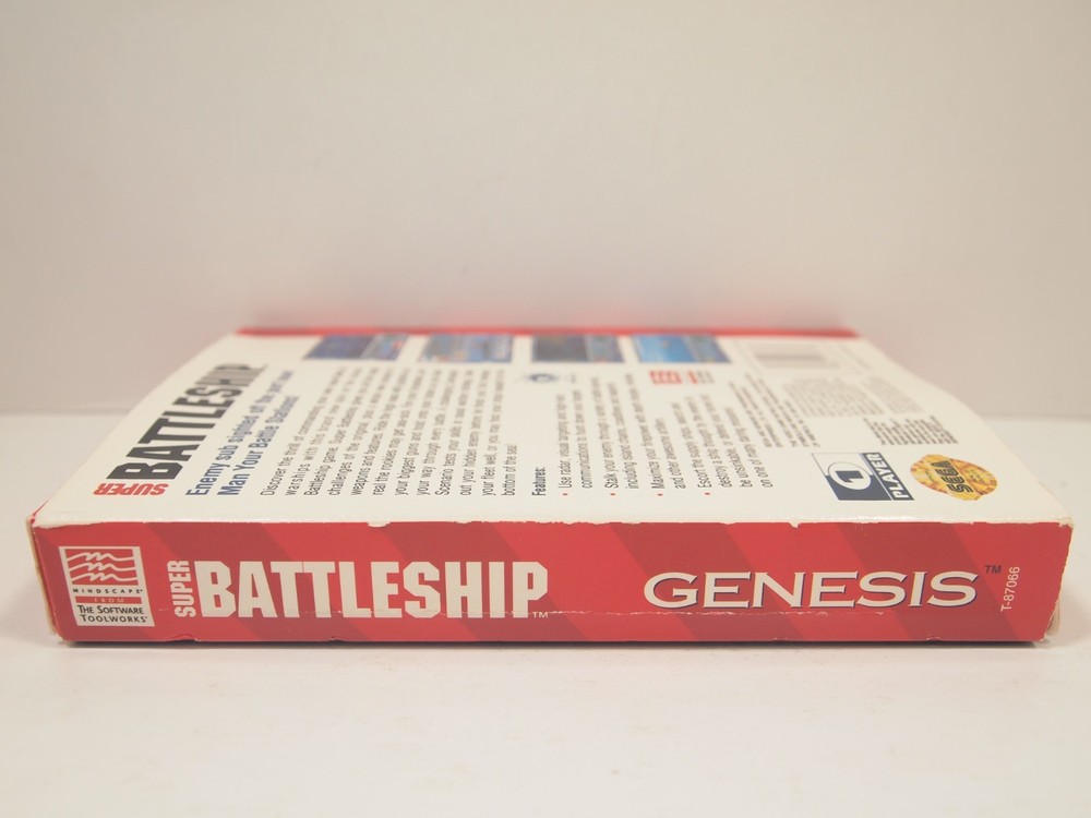 Super Battleship Case (SEGA Genesis) Authentic BOX ONLY