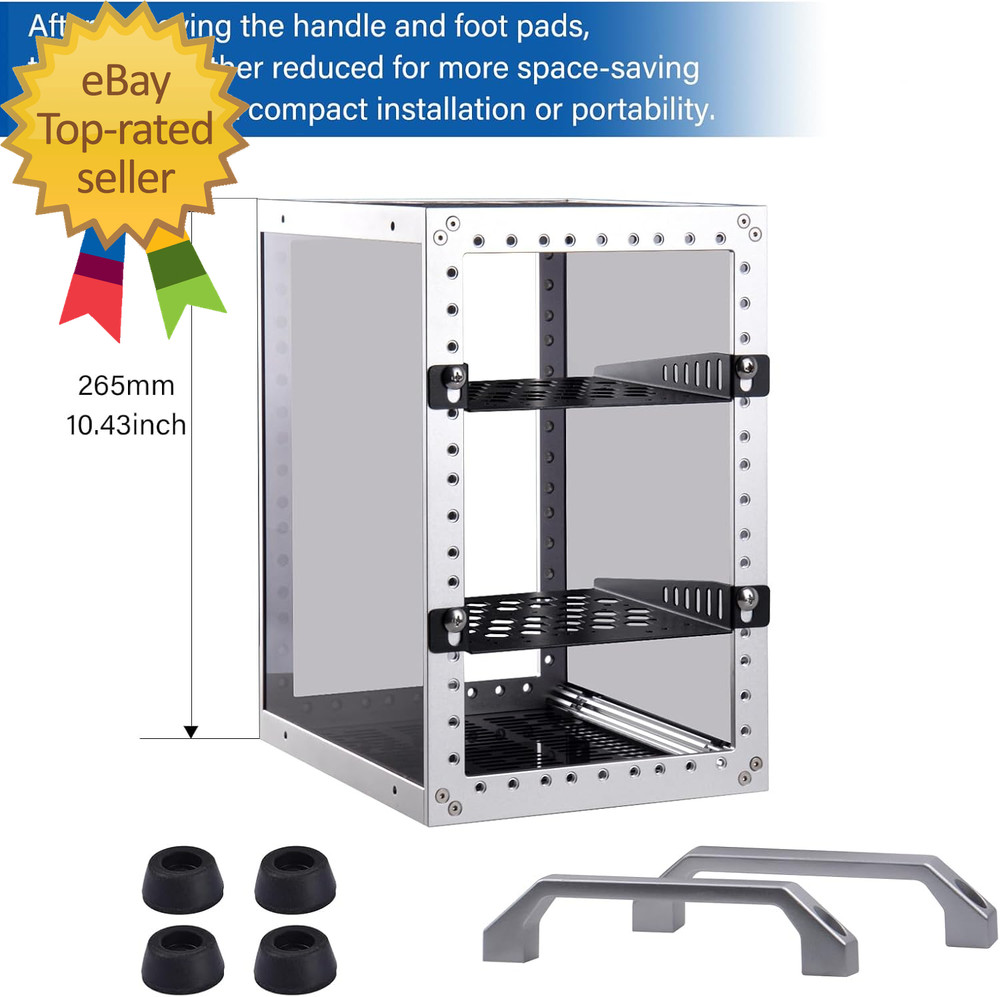 Deskpi Rackmate TT Mini Server Cabinet for Mini PC Network Servers Audio