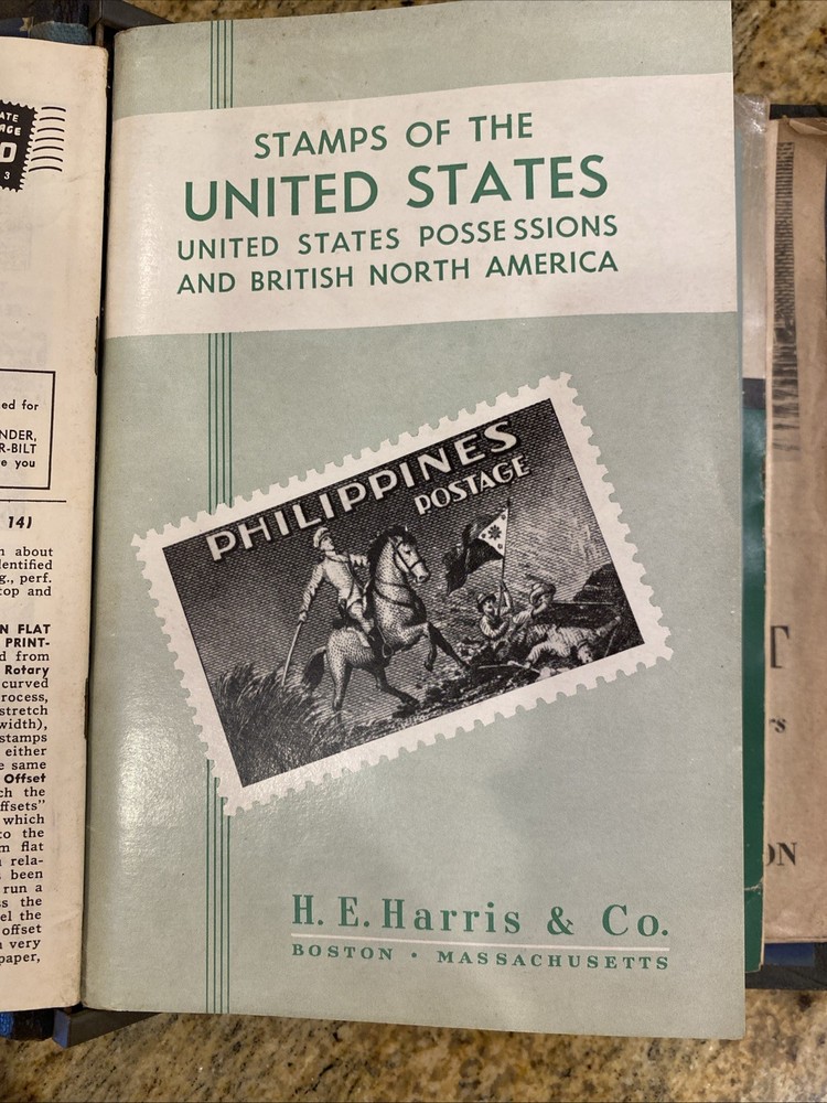 LOT of 14 H.E. Harris & Co. US Stamps Catalogs Catalog Supplements Book Notebook