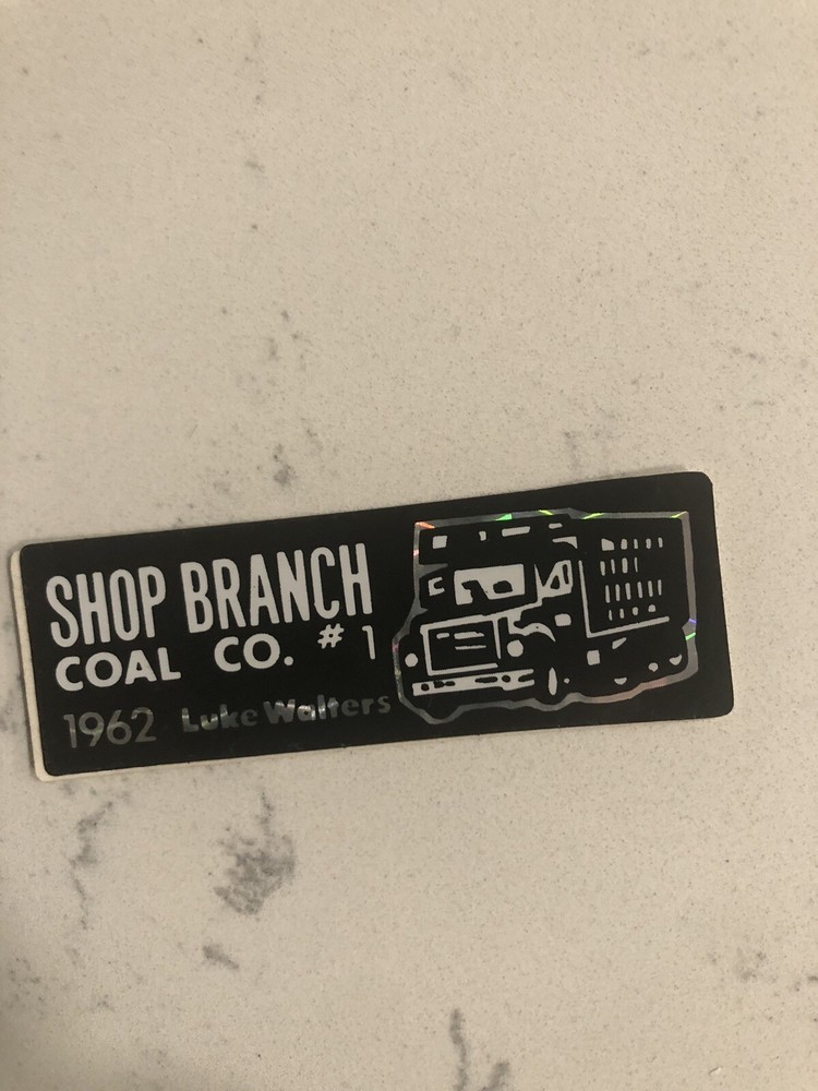 coal mining stickers nice older coal company