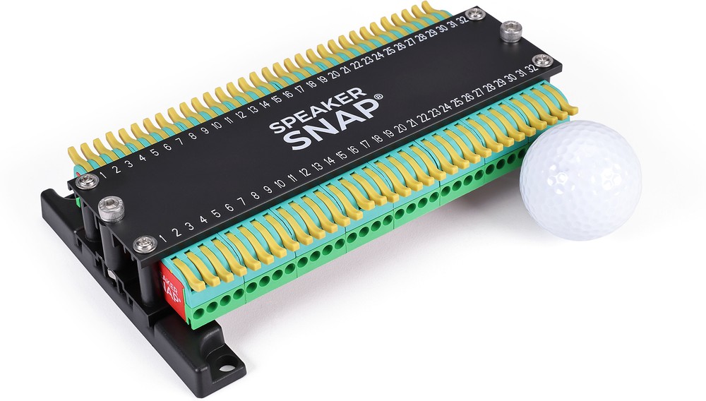 Speaker Snap Structured Wire Interface