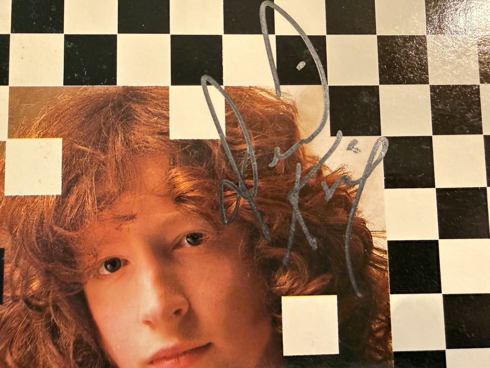 Fastway Album Cover Hand Signed. Fast Eddie Clarke. MINT
