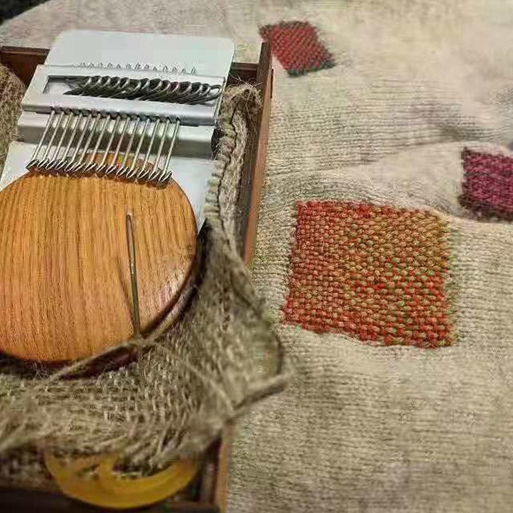 14 Hooks Speedweve Darning Loom Type Weave Tool for Mending Jeans Clothes