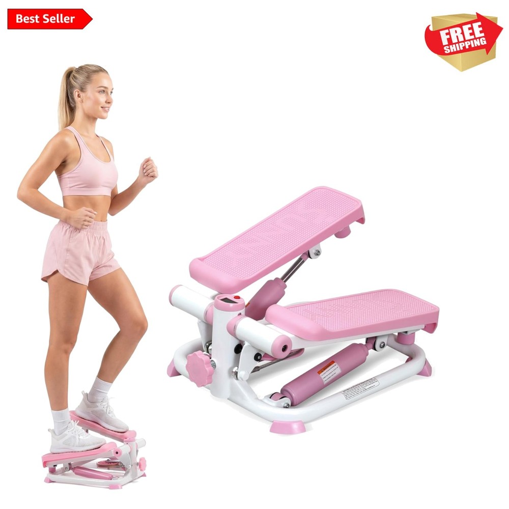 Mini Steppers for Exercise at Home, Stair Step Workout Machine, Full Body Car...