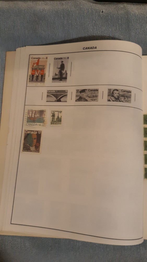 Treat Monarch World Stamp Album Stamp Book With Some Stamps