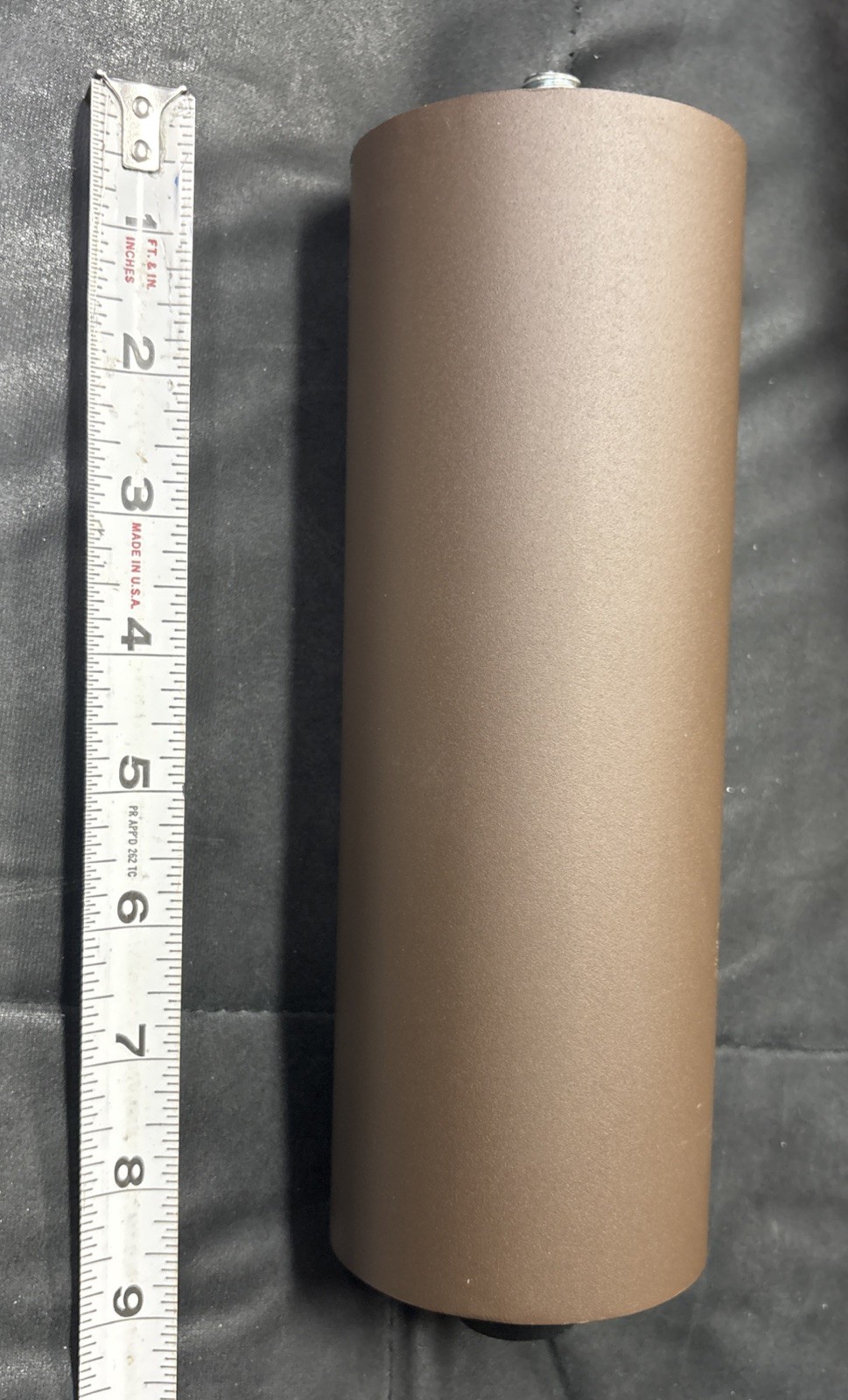 (Set of 4) Tempur-Pedic Ergo Premier Adjustable Base 9" Brown Metal Legs