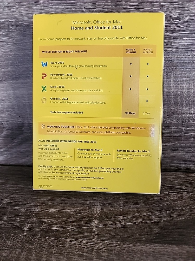 Microsoft Office MAC 2011 Home & Student