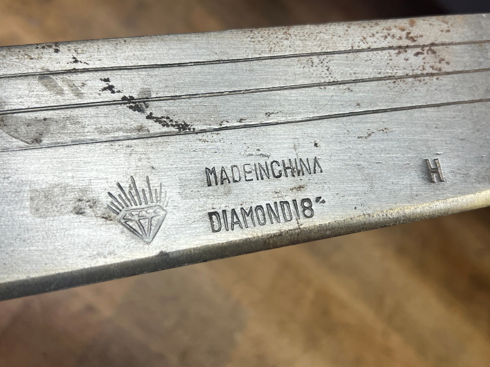 Diamond18 machete - Vintage made in China , 18" blade Diamond 18, 24" Chopper